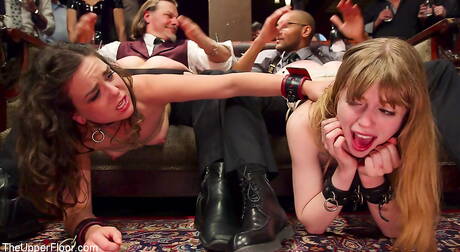 The Upper Floor are proud to present you with xxx pics featuring Juliette March, Dolly Leigh and Mickey Mod in kinky bdsm scene